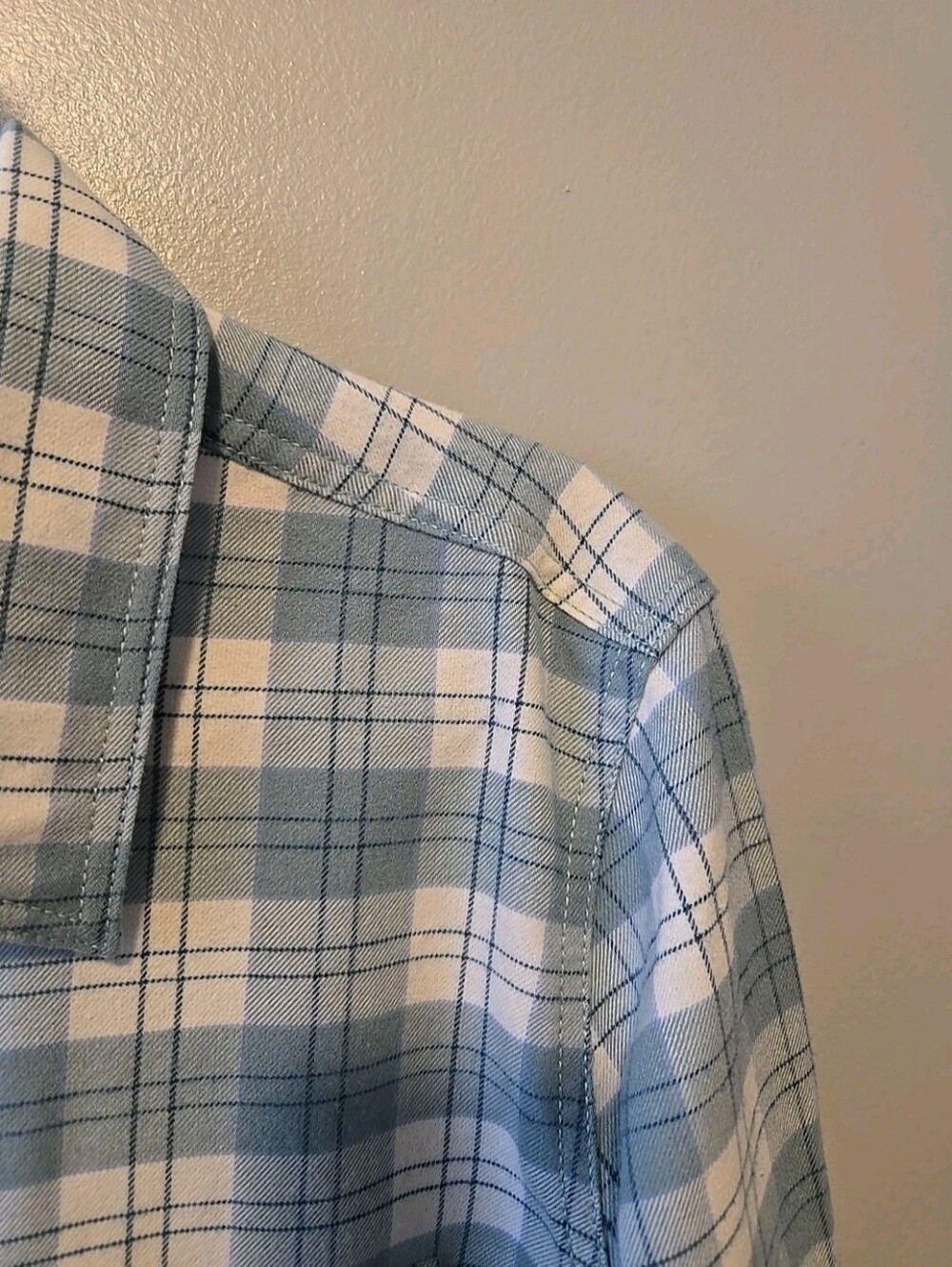Ridgecut Toughwear Women's Button Up Flannel Shirt Green Plaid W/Pockets  XL - Picture 2 of 7
